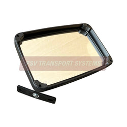 PDP15702-Interior Mirror Head, Black, Flat, 252 x 168mm,