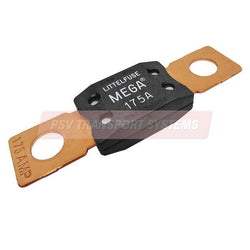 PDP17988-White Mega Type Fuse, Continuous Rating 175 Amp, Blow Rating 350 Amp