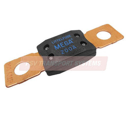 PDP17989-Blue Mega Type Fuse, Continuous Rating 200 Amp, Blow Rating 400 Amp