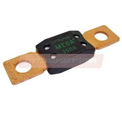 PDP17993-Dark Green Mega Type Fuse, Continuous Rating 350 Amp, Blow Rating 700 Amp