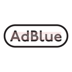 PDP20815-AdBlue Sticker, Black Text on White Background, 28mm Height