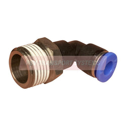 PDP01236-Pneumatic Fitting Connector, Swivel Elbow - Taper Thread, Internal Diameter: 6mm, Thread Size: 3/8"-PSV Parts Direct