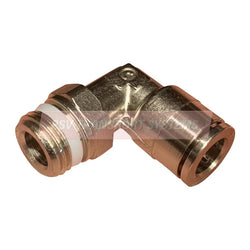 PDP01274-Pneumatic Fitting Connector, Swivel Elbow – Taper Thread, Internal Diameter 8mm, Thread Size 1/4"-PSV Parts Direct