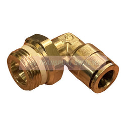 PDP01275-Pneumatic Fitting Connector, Swivel Elbow – Taper Thread, Internal Diameter 8mm, Thread Size 3/8"-PSV Parts Direct
